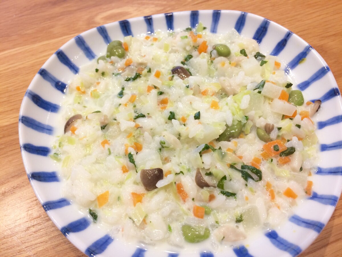 幼児食 野菜たっぷりミルクが粥 レシピ 作り方 By しもゆい 楽天レシピ 幼児食 野菜たっぷりミルクが粥 レシピ 作り方 By しもゆい 楽天レシピ